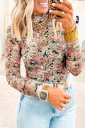Floral Mesh Long Sleeve